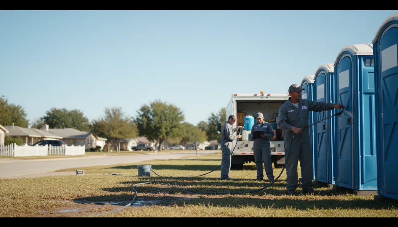 Long-Term Portable Toilet Rental in Wall, TX near me